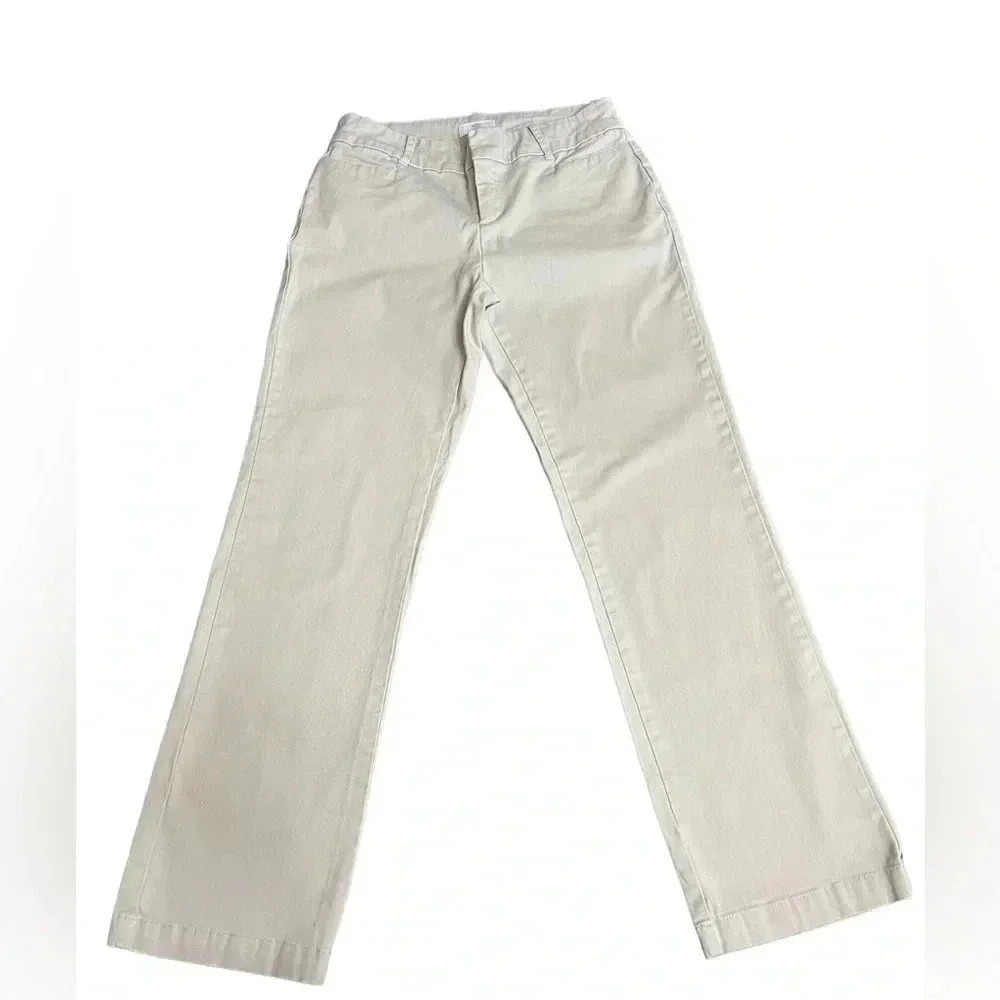 Dockers Light Khaki Straight Leg Cotton  Work Office Pants Women’s size 4